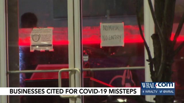 Local businesses cited for COVID-19 missteps