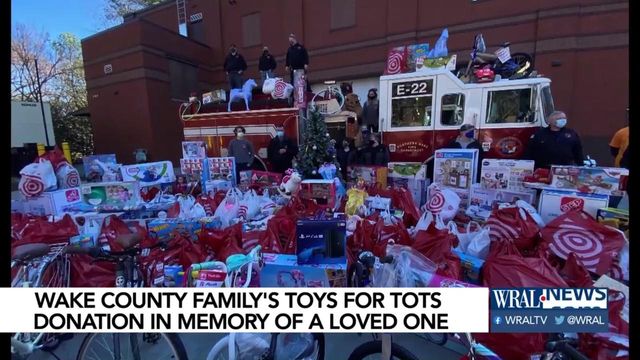 Wake County family donates thousands of gifts to Toys for Tots 
