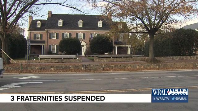 UNC suspends fraternities linked to drug ring