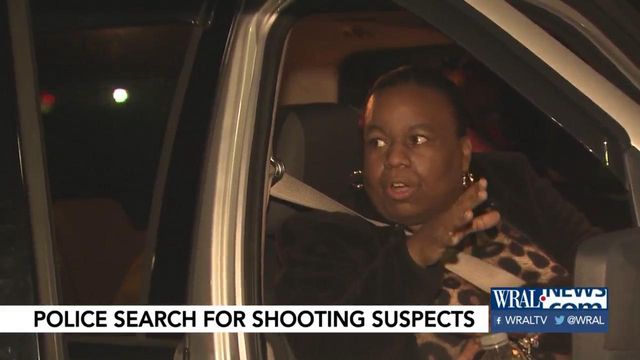 Police search for shooting suspects