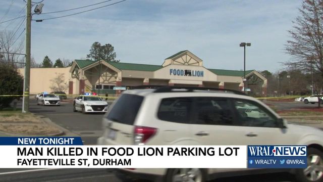 Man killed in Food Lion parking lot 