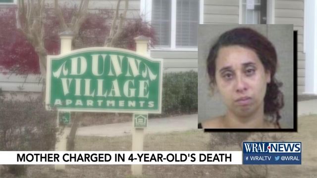 Dunn mother of 4-year-old charged with felony child abuse