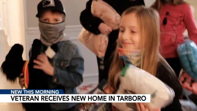 Tarboro Purple Heart veteran, family gifted new home for free 