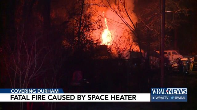 Fatal fire caused by space heater