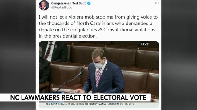 NC lawmakers react to electoral vote