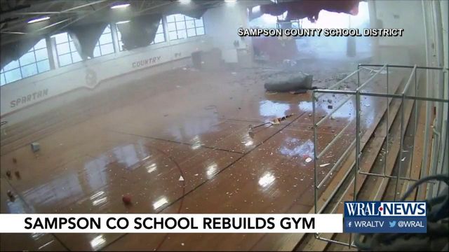 School gym to be rebuilt in Sampson County 
