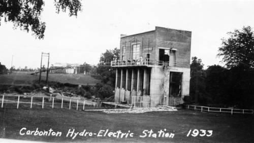 Carbonton hydro-electric station circa 1933. Courtesy of the State Archives of North Carolina.