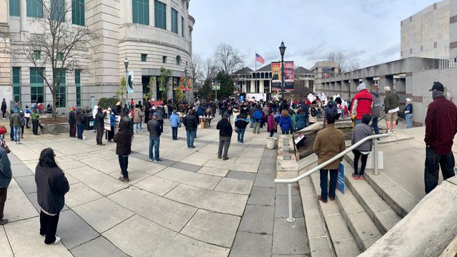 Multiple pro-life groups rally in downtown Raleigh Saturday