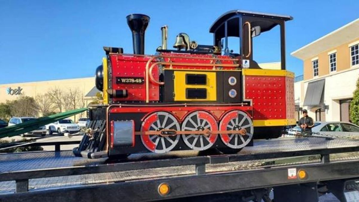 Bandit Towing and Transport took the Cary Towne Center train on its final ride through the mall. Where will it go next?