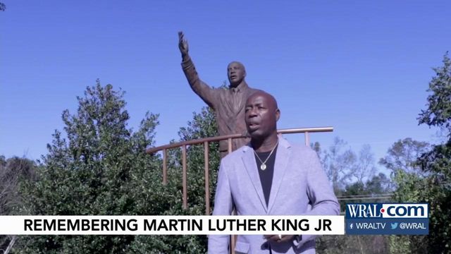 Hoke sheriff sings his tribute to Martin Luther King Jr.