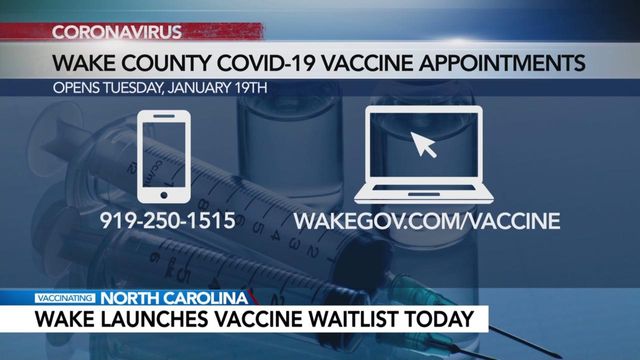 Wake County: Too many users crashed vaccine website