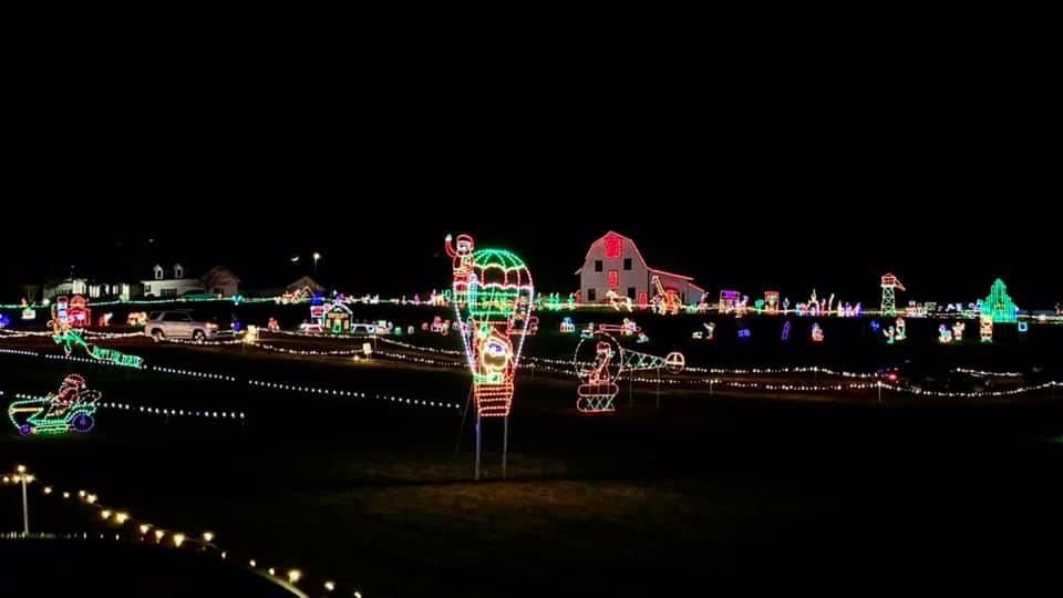 Owner of popular Christmas lights farm arrested, accused of recording ...