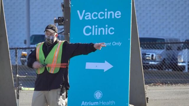 COVID vaccinations underway at Charlotte Motor Speedway 