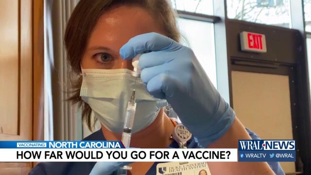 How far would you travel to receive a coronavirus vaccine? 