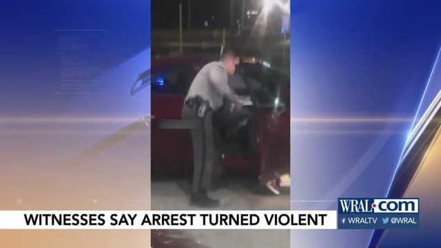 Witnesses describe arrest turned violent