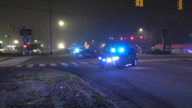 Pedestrian hit by car in Fayetteville