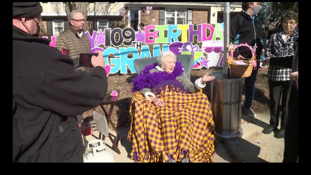 Cary celebrates woman's 109th birthday