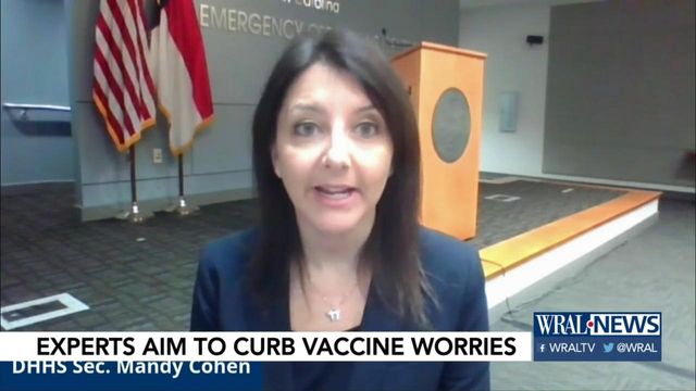 State leaders aim to curb COVID-19 vaccine worries 