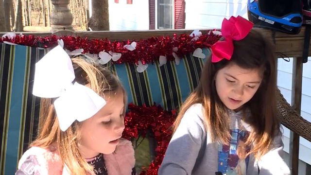 Valentine's Day cards help slain boy's sisters show how much everyone still loves him