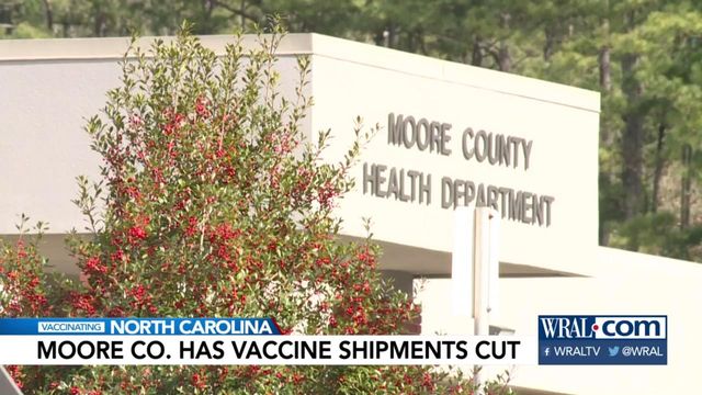 Moore County sees COVID-19 vaccine shipments cut 