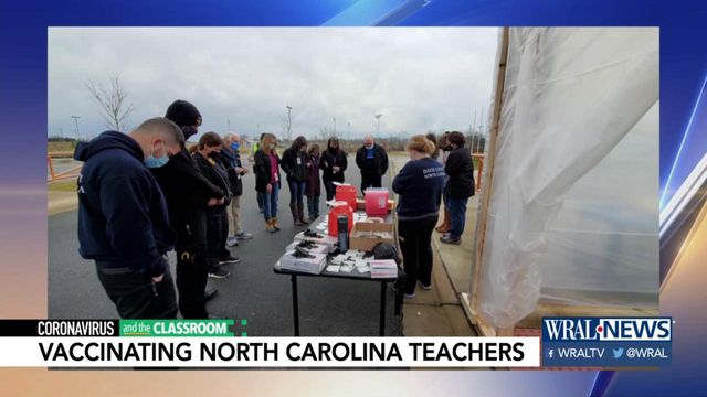 North Carolina teachers are eager to receive vaccines