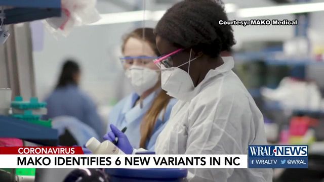 COVID test facility identifies 5 UK variant cases, 1 Denmark variant in NC