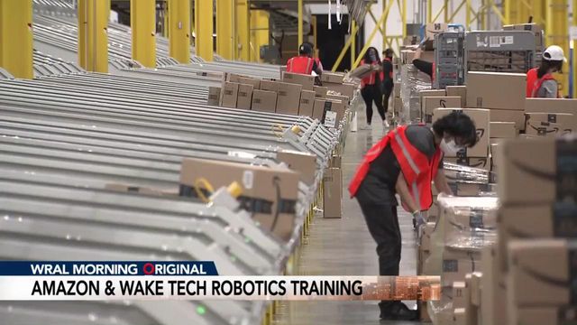 Amazon and Wake Tech partner for robotics training