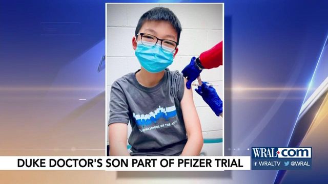 Duke doctor's son part of Pfizer COVID-19 vaccine trial