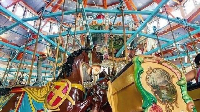 The carousel at Pullen Park was first used in Bloomsbury Park in 1912. When Bloomsbury closed, Pullen bought the treasured carouel, which dates back to around 1900, making it one of the oldest surviving gems from German artist Gustav Dentzel.