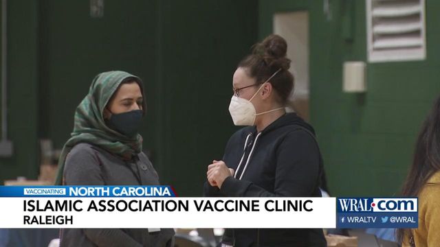 Islamic Association of Raleigh hosts vaccine clinic 