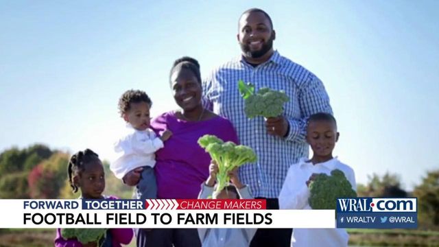 From football field to farms: Former NFL players devotes life to giving back 