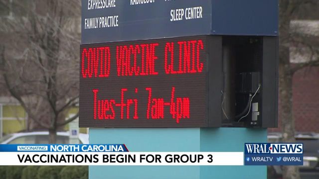 Vaccinations continue for Group 3 at Cape Fear Valley Health