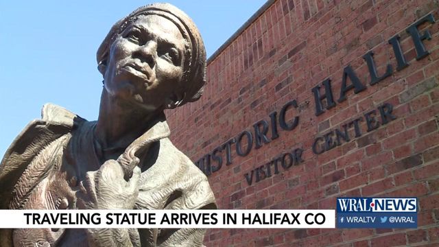NC artist's touring Harriet Tubman sculpture unveiled in Halifax