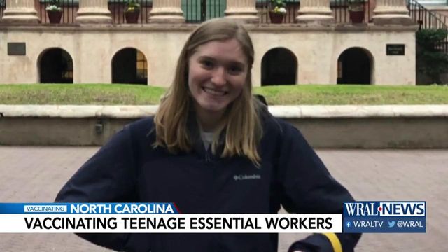Teen workers can get vaccine, with one caveat