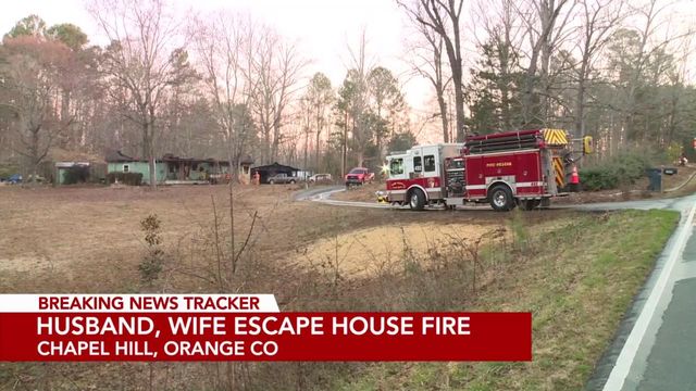 Husband, wife escape early morning house fire