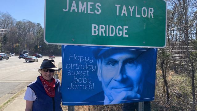 "You've got a friend:" Chapel Hill woman healing from brain injury cleans James Taylor bridge every weekend