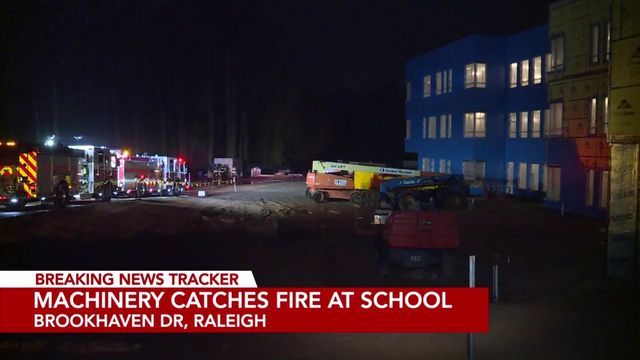 Small fire reported at school under construction