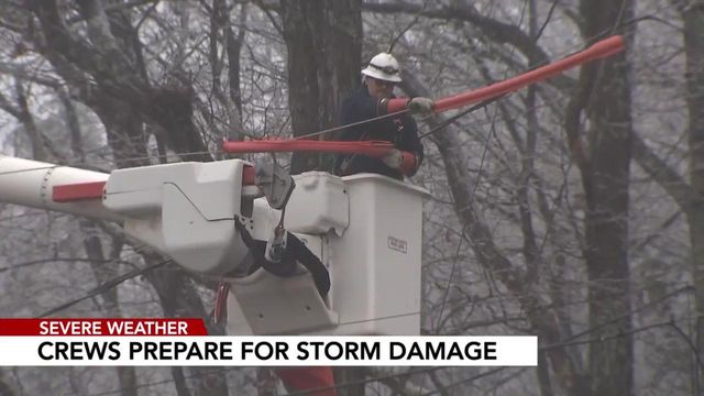 Duke Energy crews prepare for severe weather, possible outages
