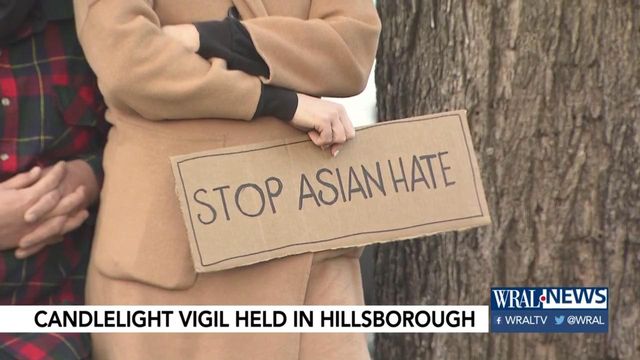 Vigil held in Hillsborough to honor Atlanta shooting victims, protest Asian discrimination