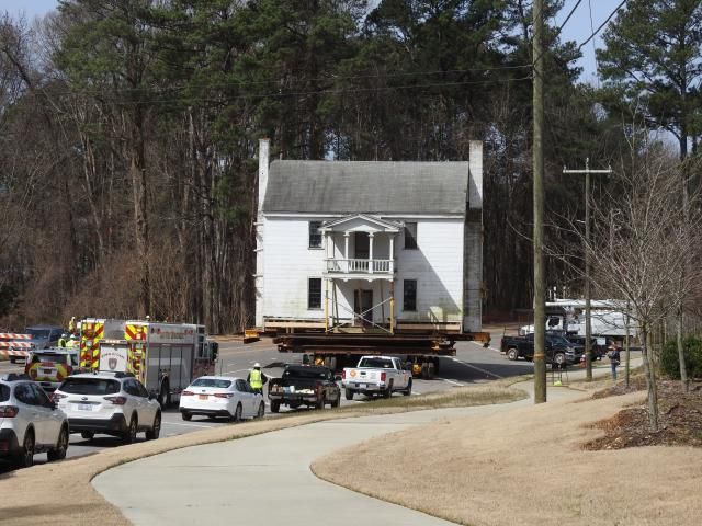 The Town of Cary is moving the Nancy Jones House, a 218-year-old home, which is the oldest remaining house in Cary. Photo courtesy of Brent Miller, Friends of Page-Walker.