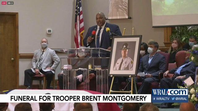 Trooper Brent Montgomery laid to rest after long COVID battle