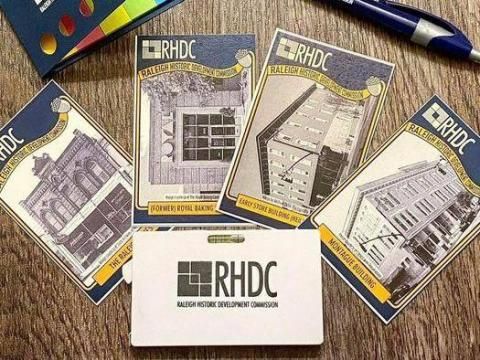 Historical Commissions Rack Card Examples Collectable card set released for Raleigh's historic buildings ...