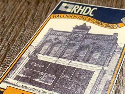 Historical Commissions Rack Card Examples Collectable card set released for Raleigh's historic buildings ...