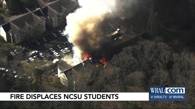 Dozens of NC State students impacted by Raleigh apartment fire 