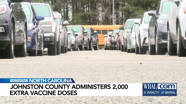 Johnston County clinic administers 2,000 extra vaccine doses