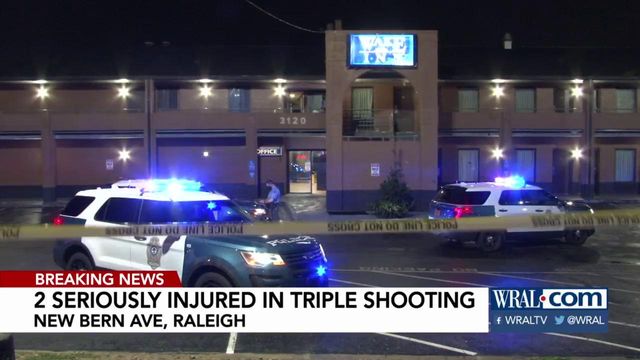 Two seriously injured in Raleigh triple shooting