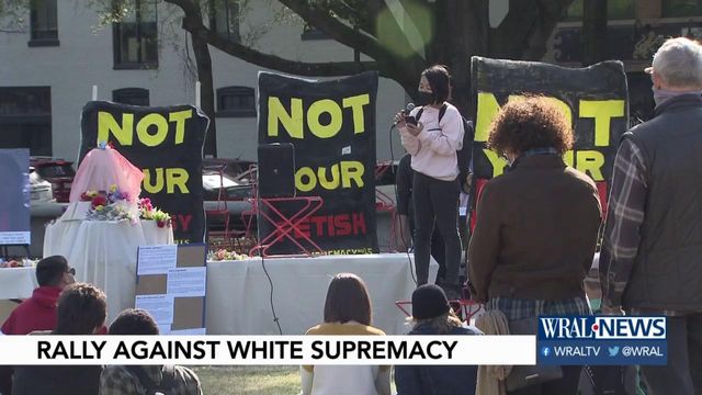 Anti-white supremacy rally held in downtown Raleigh 