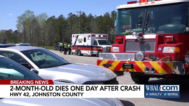 2-month-old dies one day after tragic accident in Johnston County 