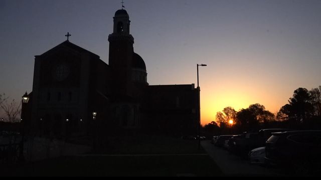 Holy Name of Jesus Cathedral holds special Easter sunrise service