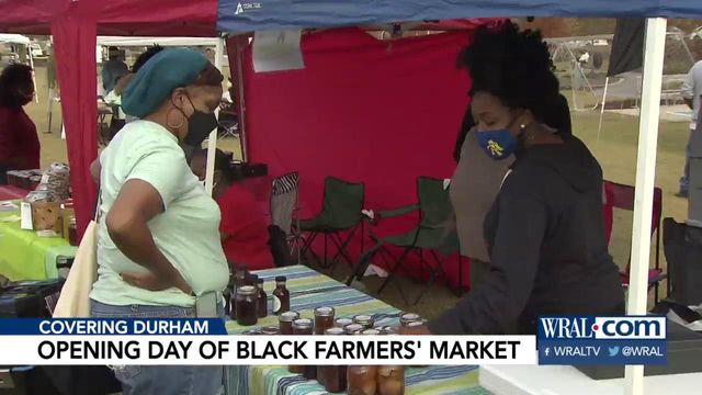 Black farmers' market opens back up in Durham